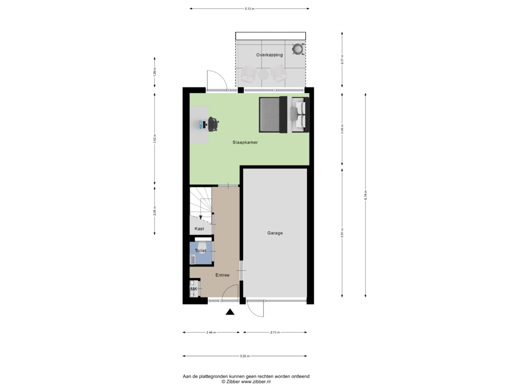 Bekijk plattegrond van Begane Grond van Brandts Buyspark 29