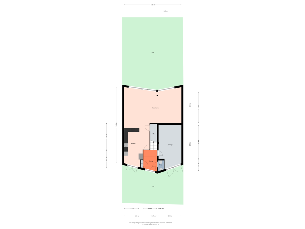 Bekijk plattegrond van Begane grond Tuin van Noordland 48