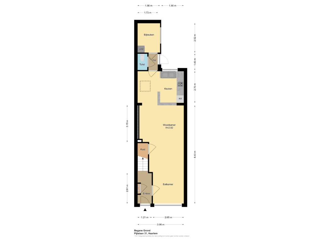 View floorplan of Begane Grond of Pijlslaan 31