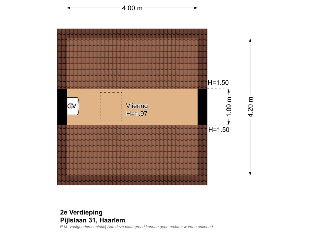 View floorplan of 2e Verdieping of Pijlslaan 31