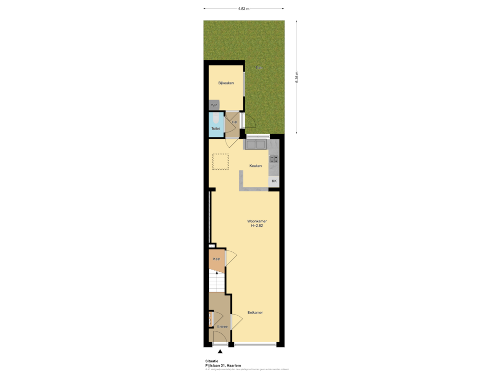 View floorplan of Situatie of Pijlslaan 31