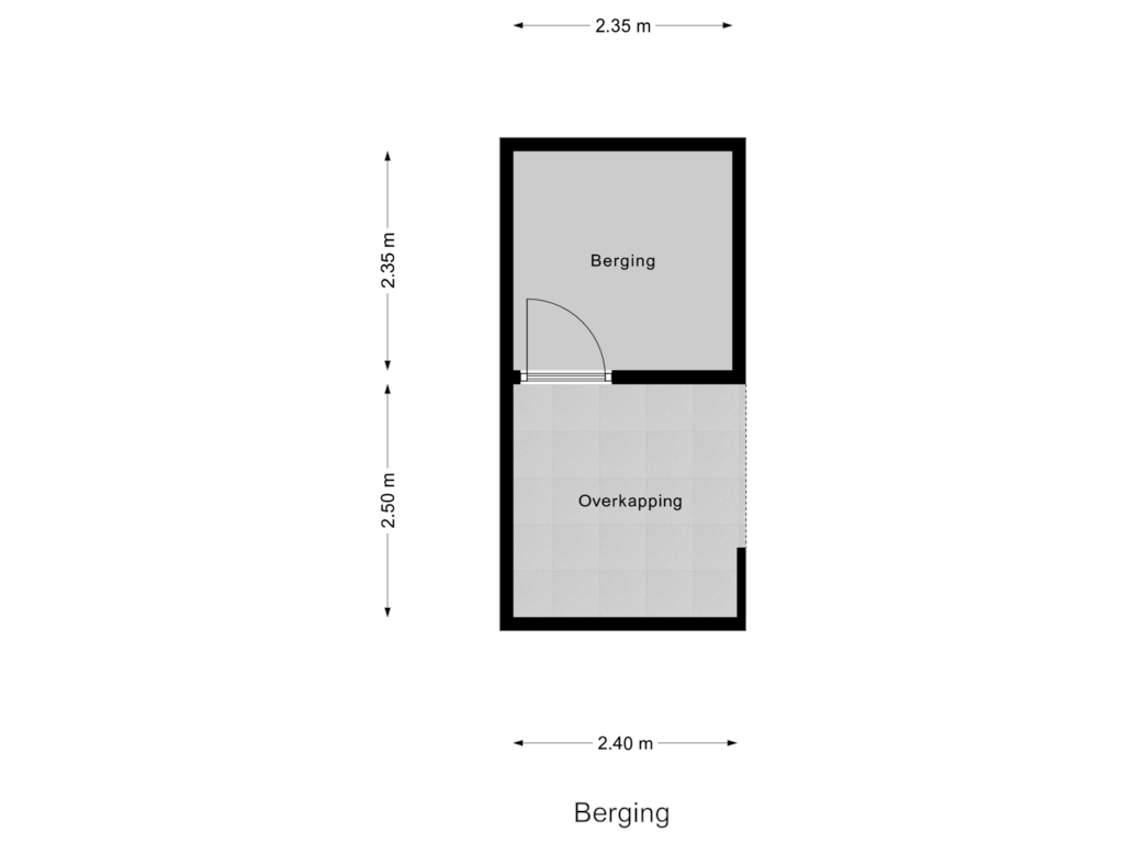 View floorplan of Berging of Breesloot 60