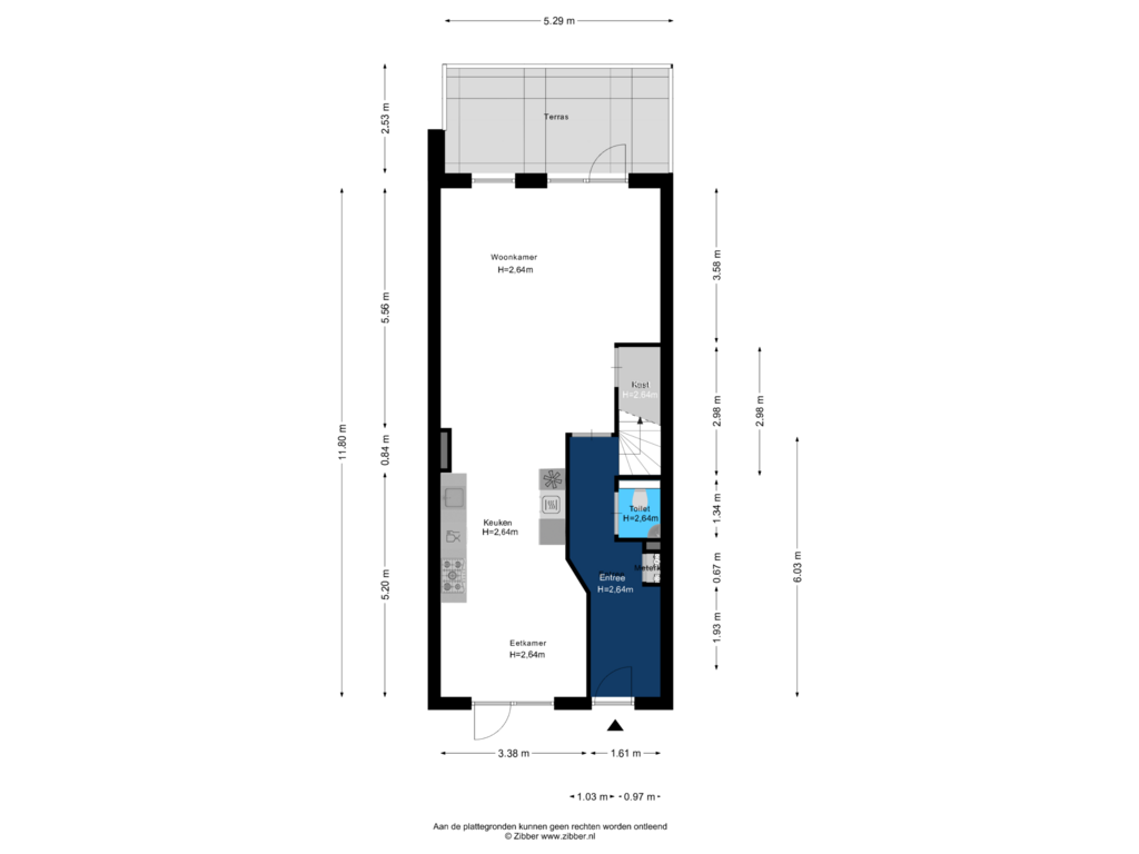 Bekijk plattegrond van Begane Grond van Kievit 41