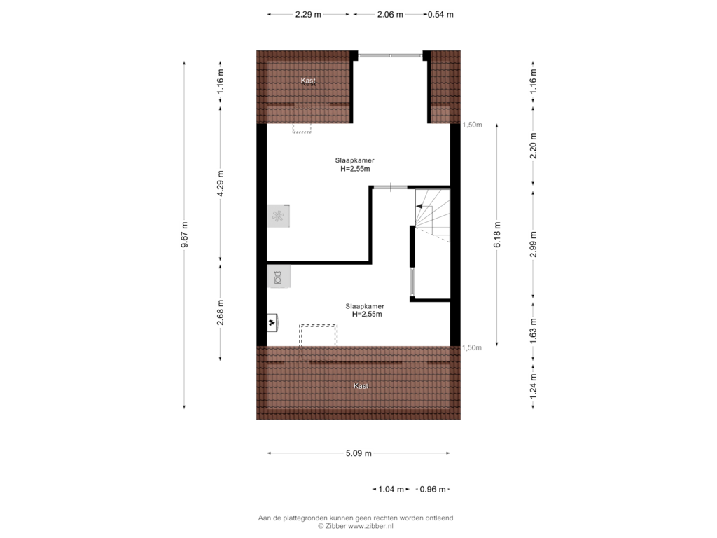 Bekijk plattegrond van Tweede Verdieping van Kievit 41