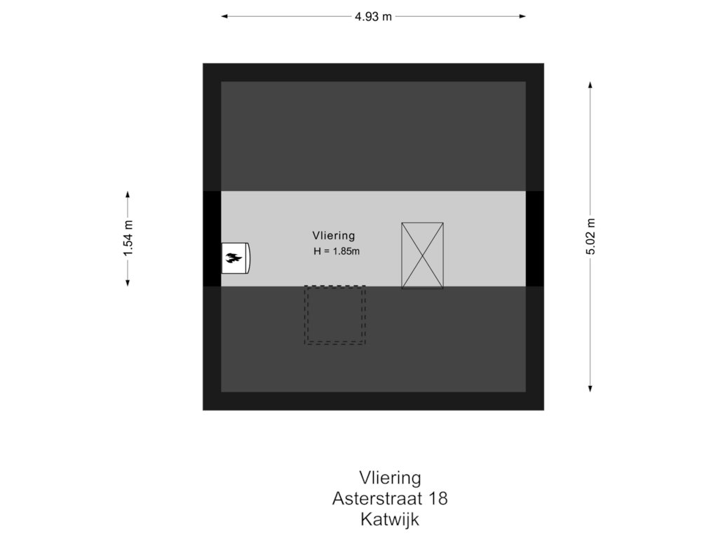 Bekijk plattegrond van Vliering van Asterstraat 18