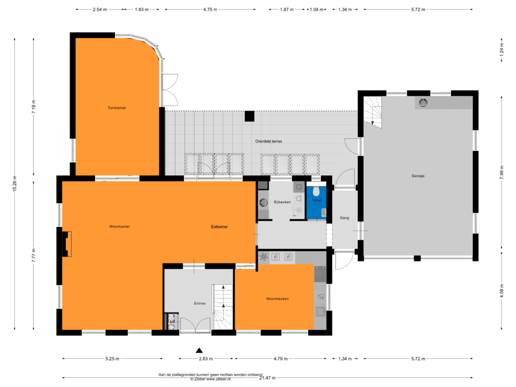 Bekijk plattegrond van Begane Grond van Annastraat 1