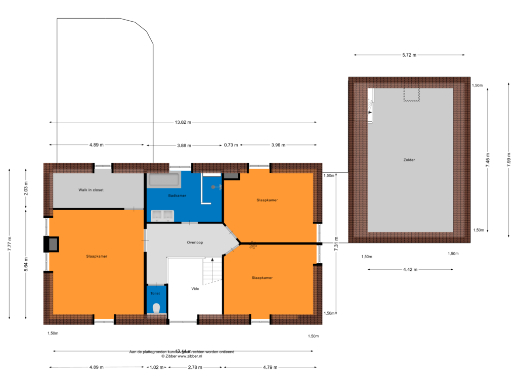 Bekijk plattegrond van Eerste verdieping van Annastraat 1