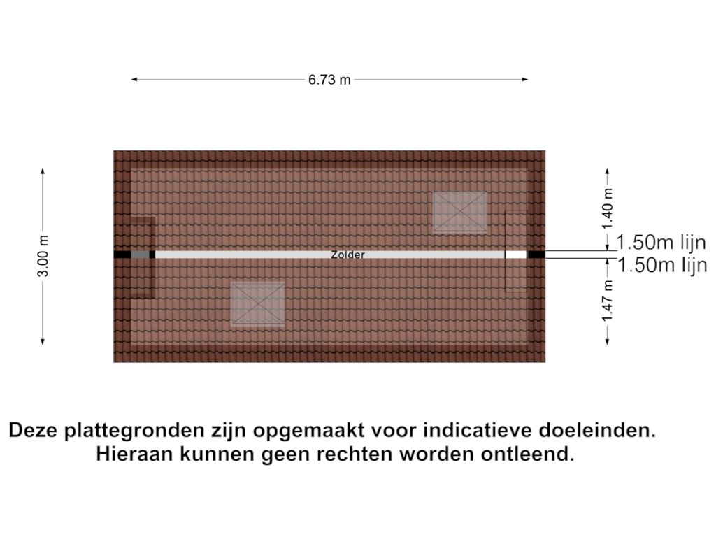 Bekijk plattegrond van Zolder van Reggelaan 8