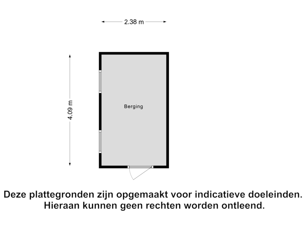 Bekijk plattegrond van Berging van Reggelaan 8