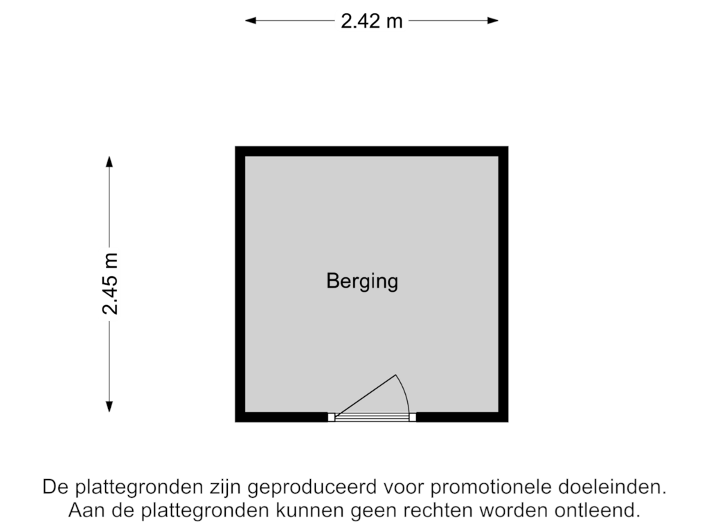 Bekijk plattegrond van Berging van Rivierweg 216