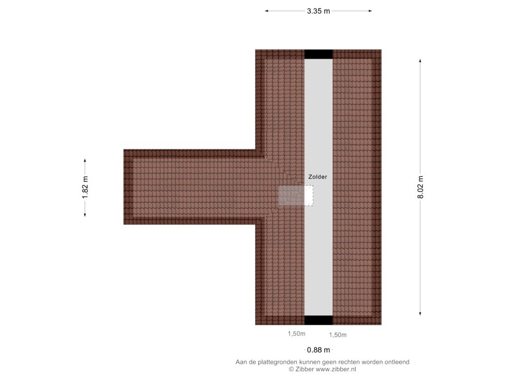 Bekijk plattegrond van Zolder van Runde NZ 20