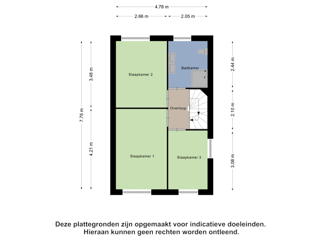 Bekijk plattegrond van Eerste Verdieping van Dr.W.Dreeslaan 9