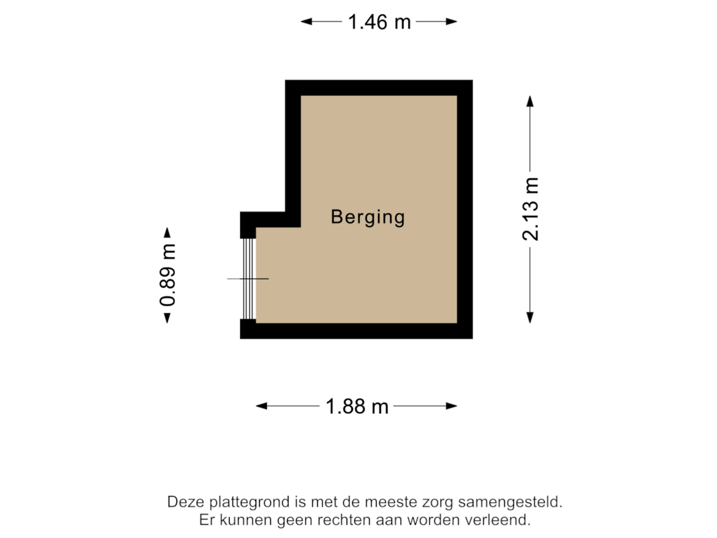 Bekijk plattegrond van Berging van Luxemburglaan 70