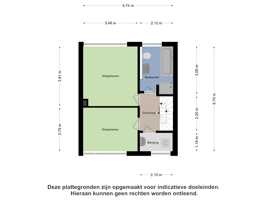 Bekijk plattegrond van Eerste Verdieping van Dr. H. Mollerstraat 32