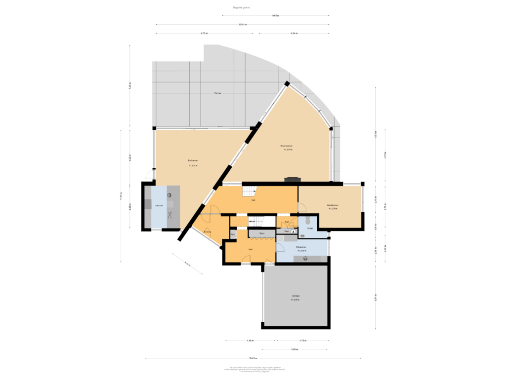 Bekijk plattegrond van Begane grond van Sterreschansweg 69