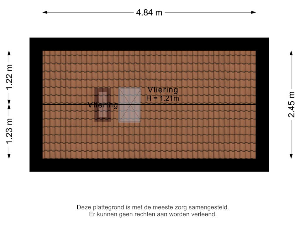 Bekijk plattegrond van Vliering van Dorpsstraat 42