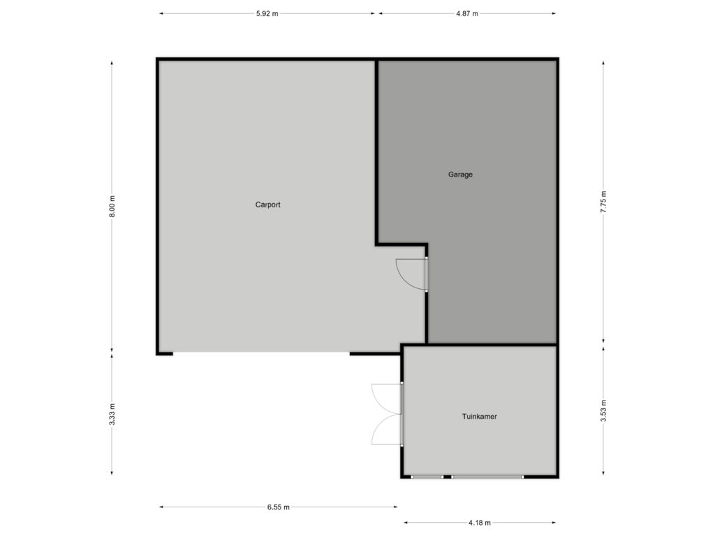 Bekijk plattegrond van Garage van Goorstraat 26