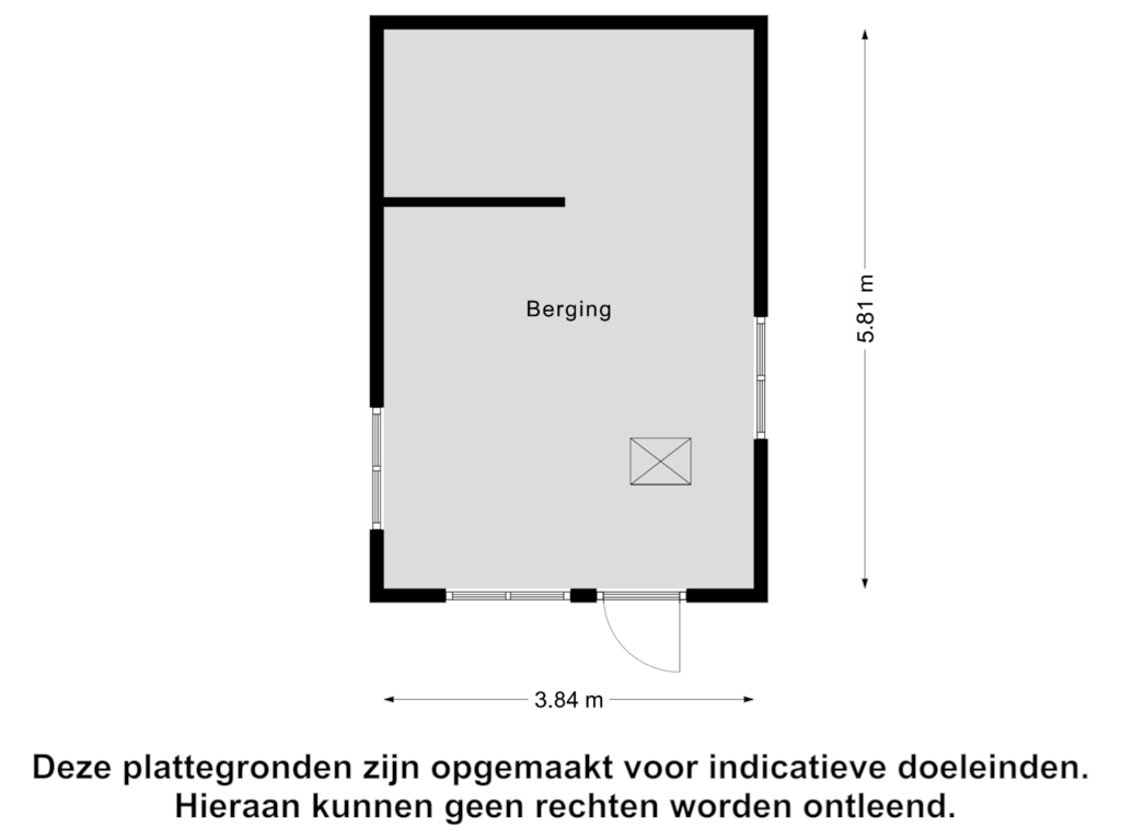 Bekijk plattegrond van Berging van Pootweg 9