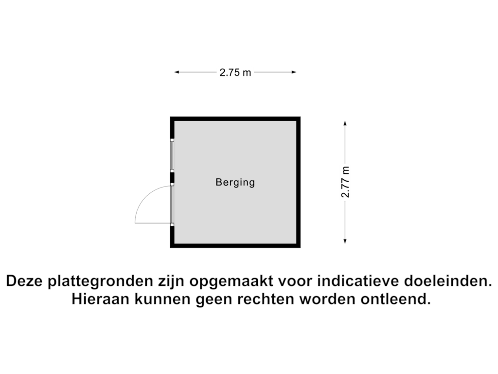 Bekijk plattegrond van Berging van Pootweg 9