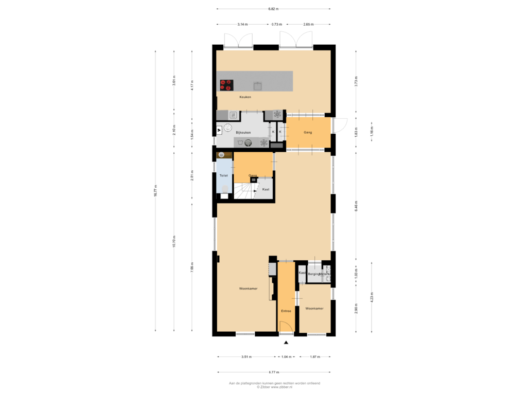 Bekijk plattegrond van Begane Grond van Schoolstraat 26