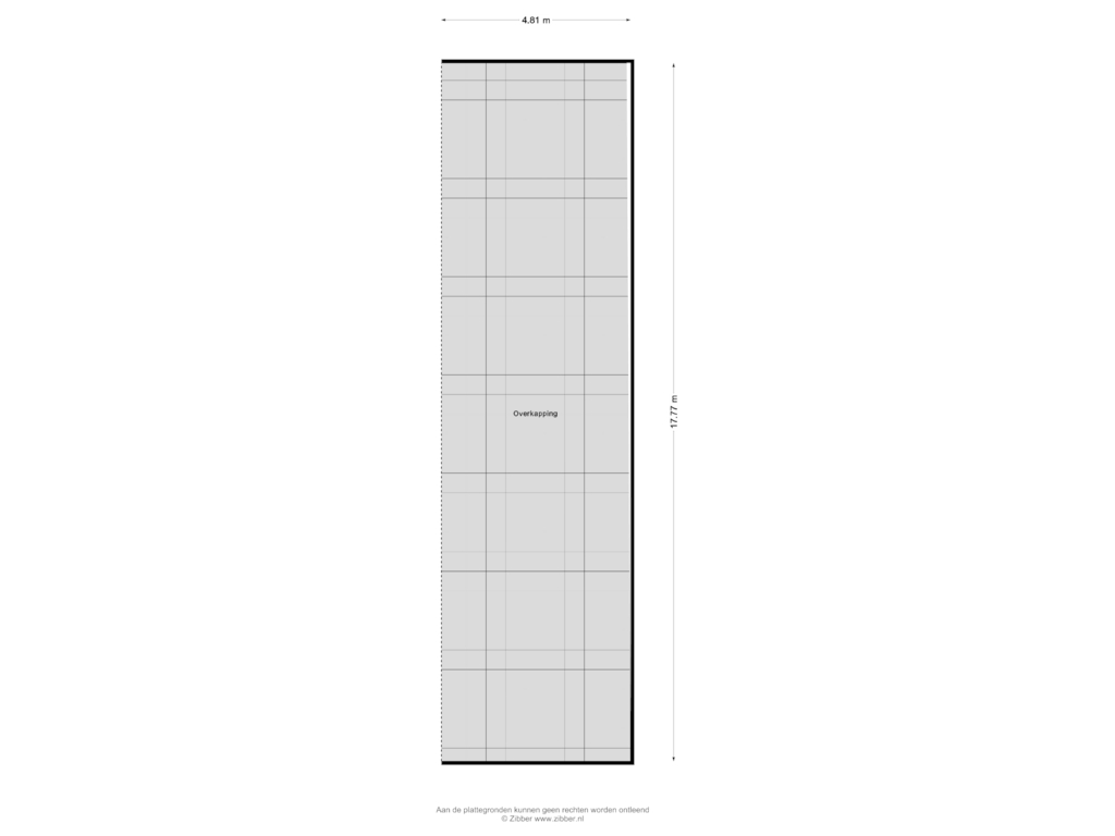 Bekijk plattegrond van Overkapping van Oude Bovendijk 212