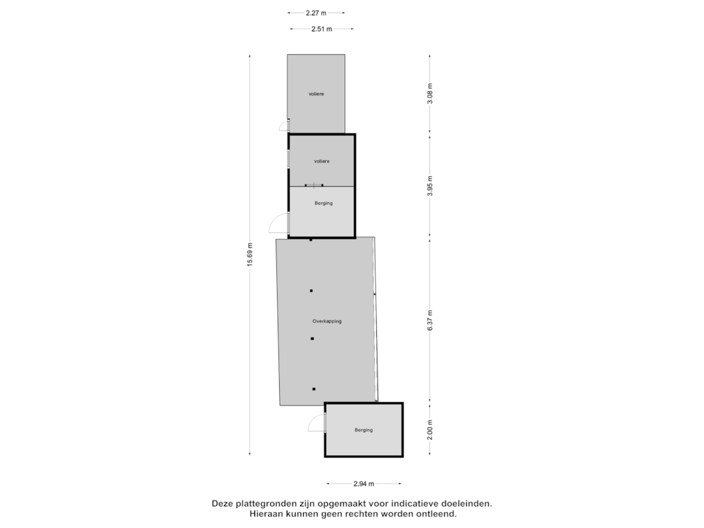 View floorplan of Berging of Kanaal O.Z. 9-72