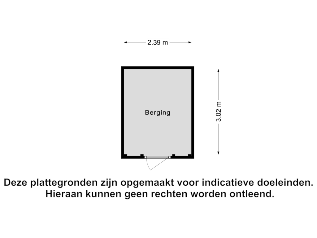 Bekijk plattegrond van Berging van Valeriaanweg 237