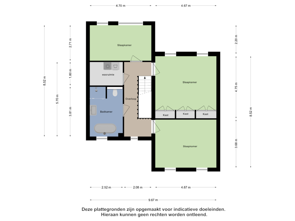 View floorplan of Eerste Verdieping of Rudolf Kattnigghof 4