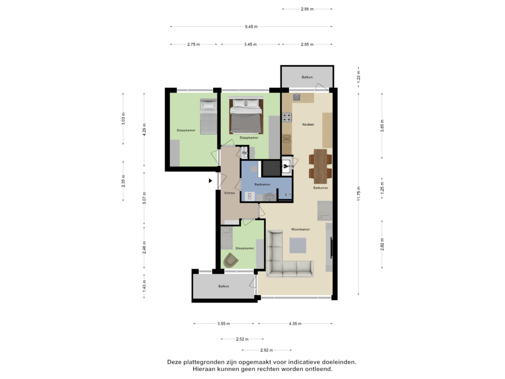 View floorplan of Appartement of Crooswijksestraat 114