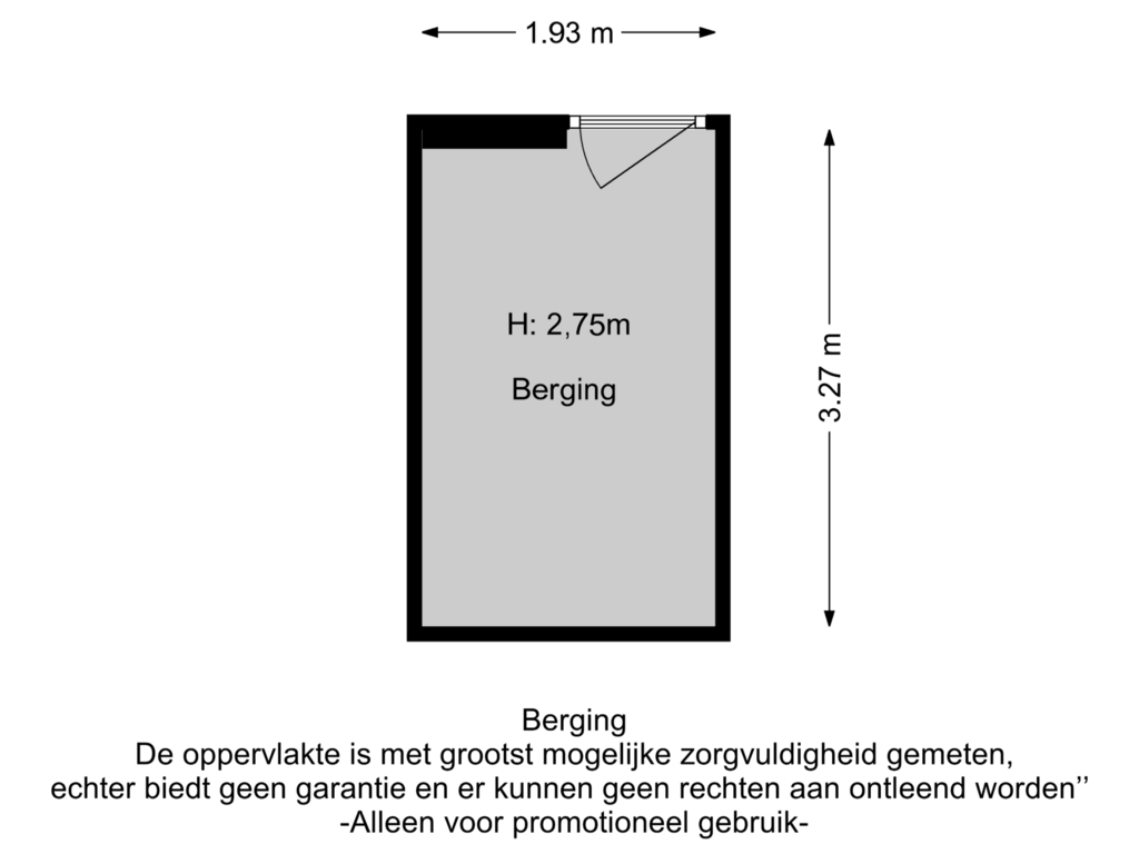 Bekijk plattegrond van Berging van Vlaskamp 110