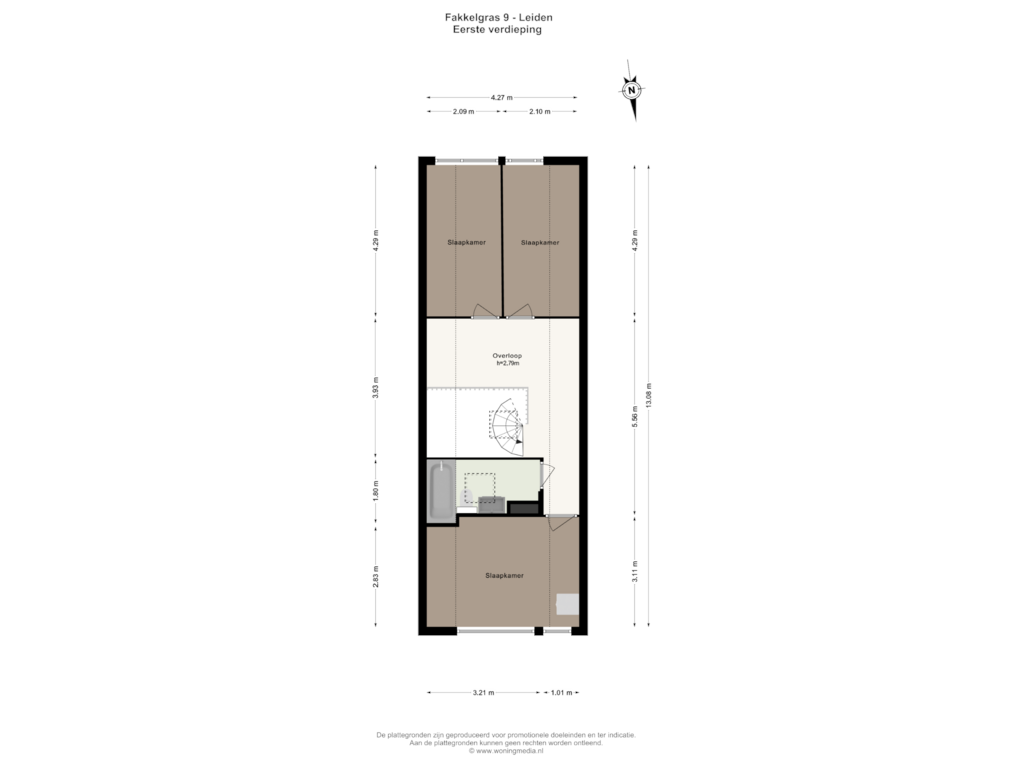 Bekijk plattegrond van 1e_verd van Fakkelgras 9