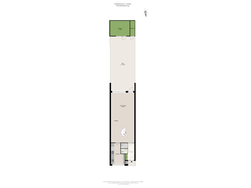 Bekijk plattegrond van Perceelt van Fakkelgras 9