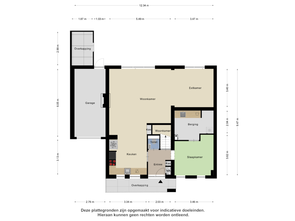 Bekijk plattegrond van Begane Grond van Mostheuvelstraat 16