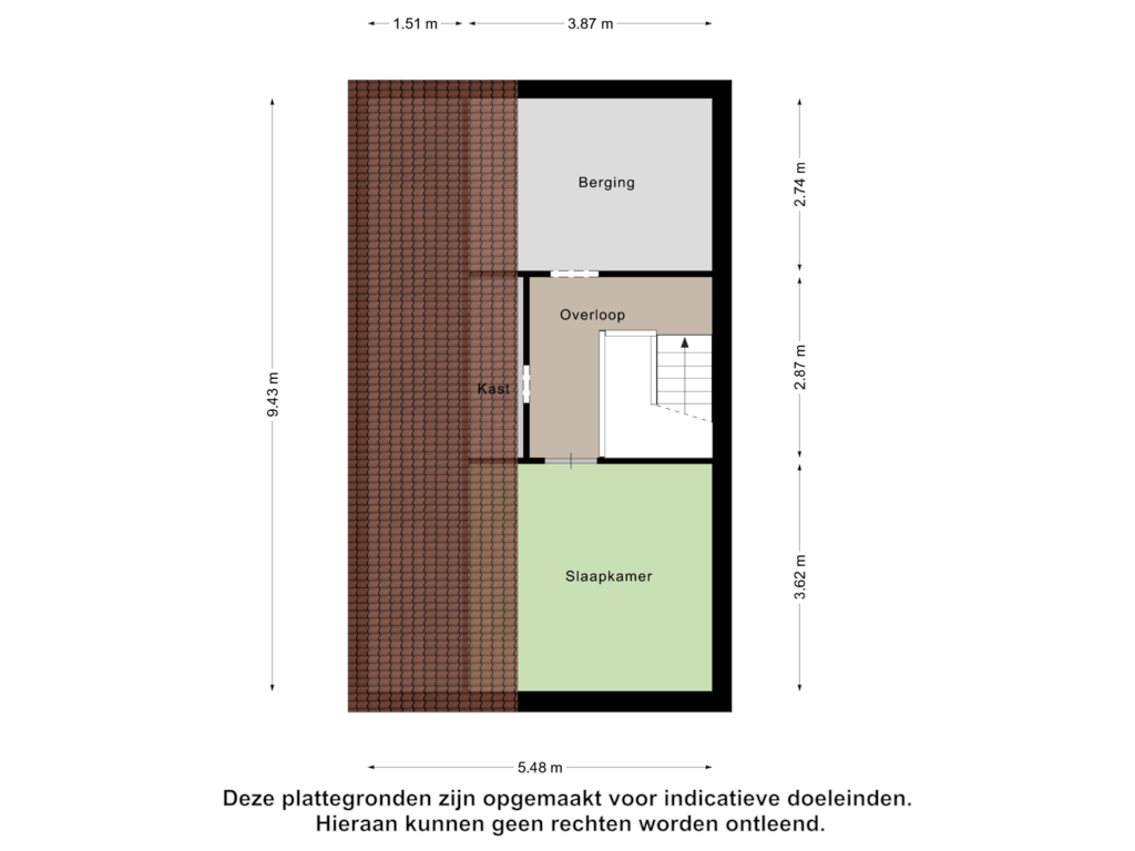 Bekijk plattegrond van Tweede Verdieping van Mostheuvelstraat 16