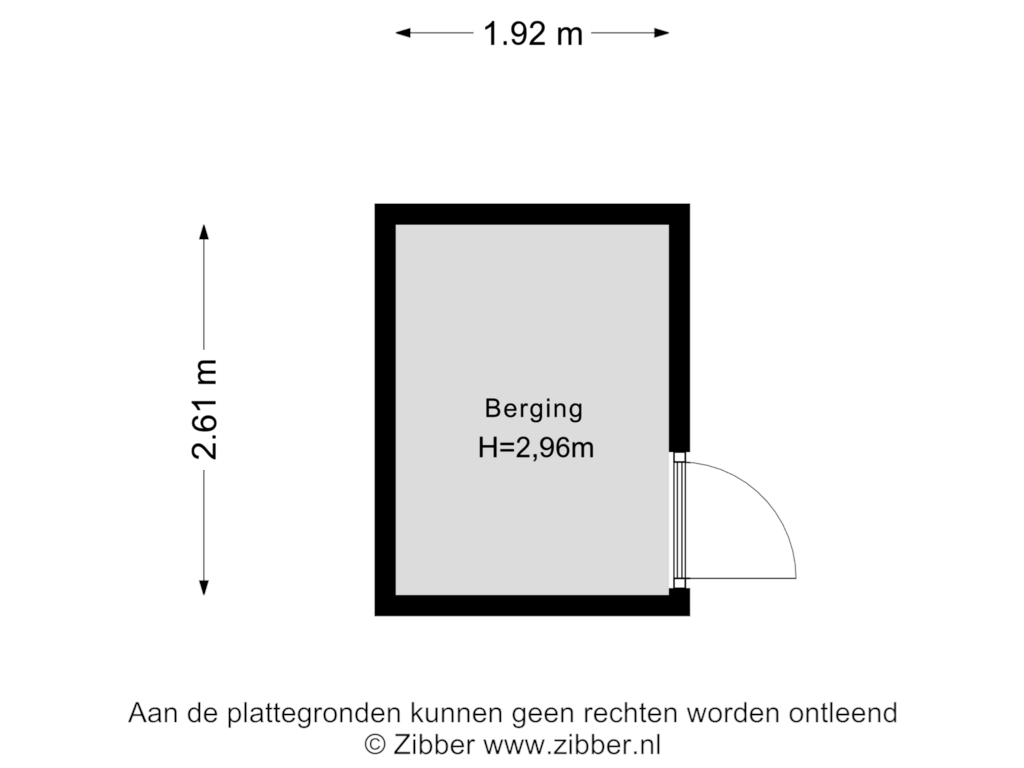 Bekijk plattegrond van Berging van Akenshof 3