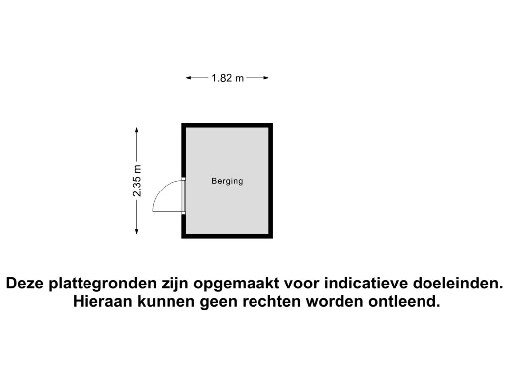 Bekijk plattegrond van Berging van Bonkelaarplein 93