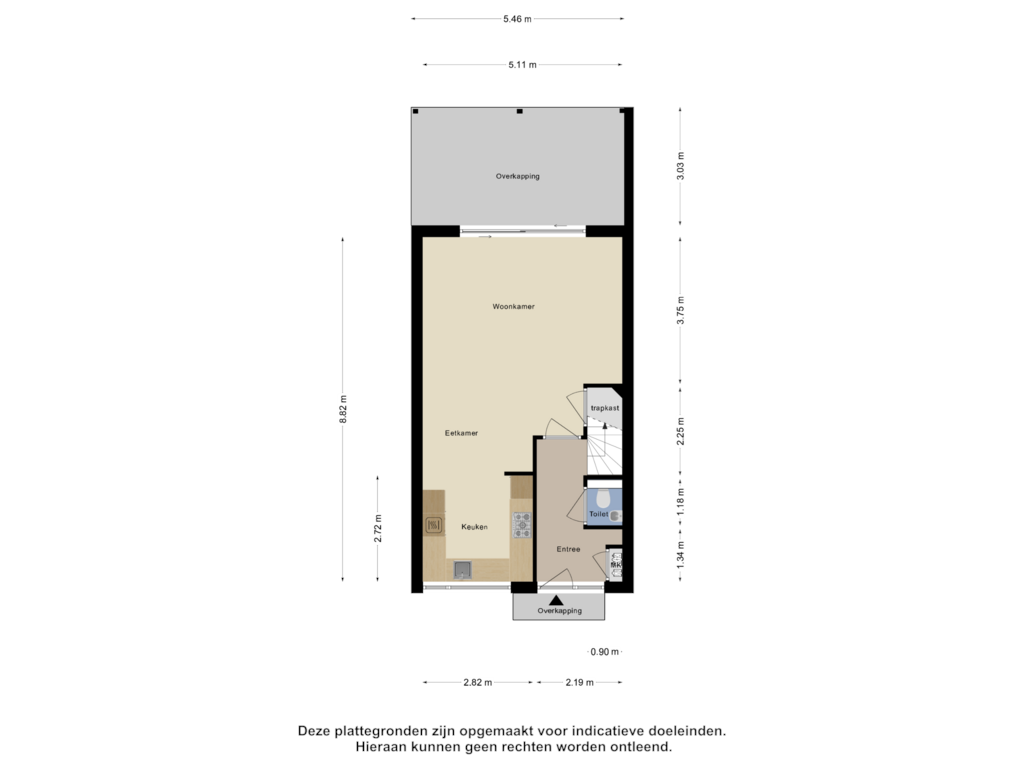 Bekijk plattegrond van Begane Grond van Barnsteenhof 13