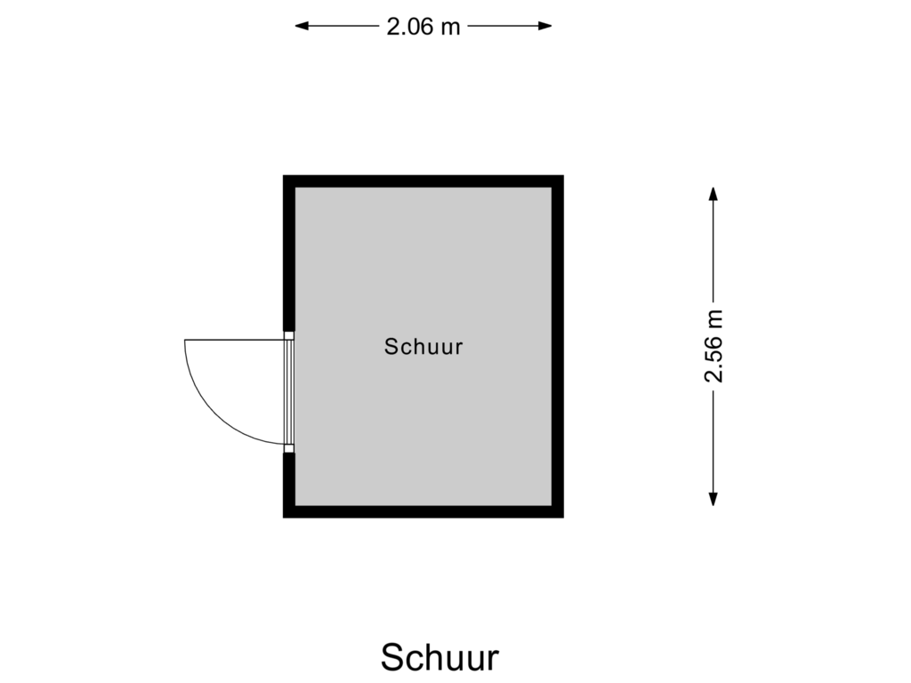 Bekijk plattegrond van Schuur van Oranjeplaat 62