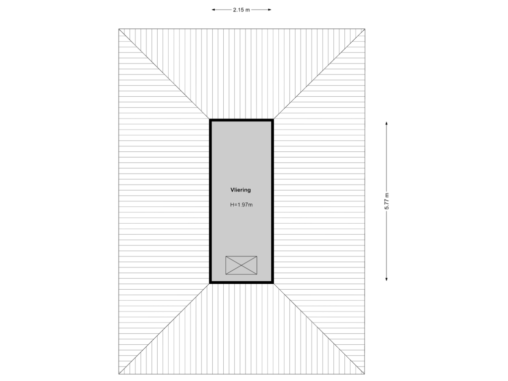 View floorplan of Floor 3 of Le Corbusierstraat 34