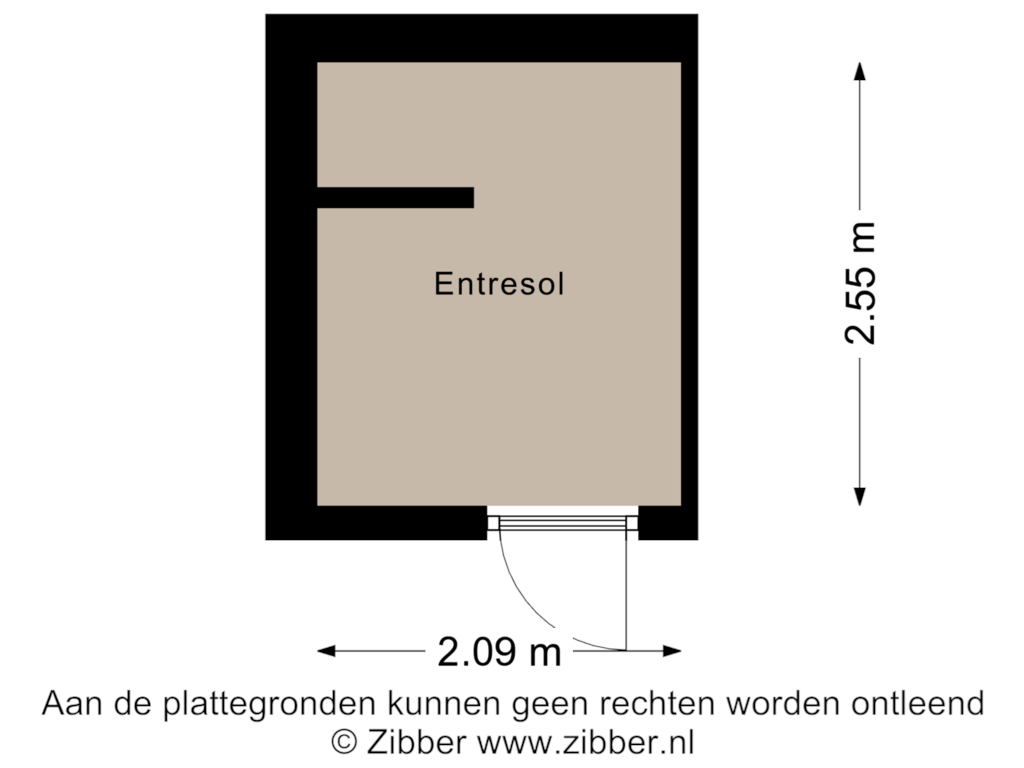 Bekijk plattegrond van Entresol van Londiniumdreef 13