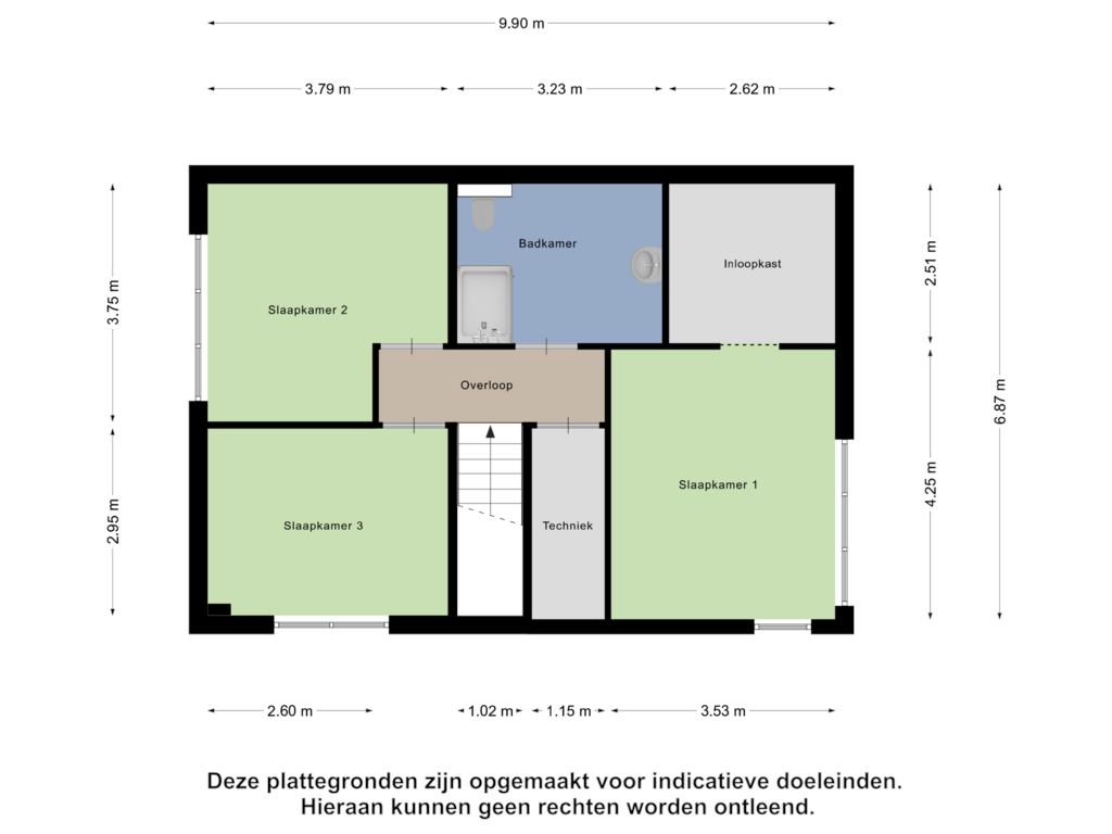 View floorplan of Eerste Verdieping of Zeis