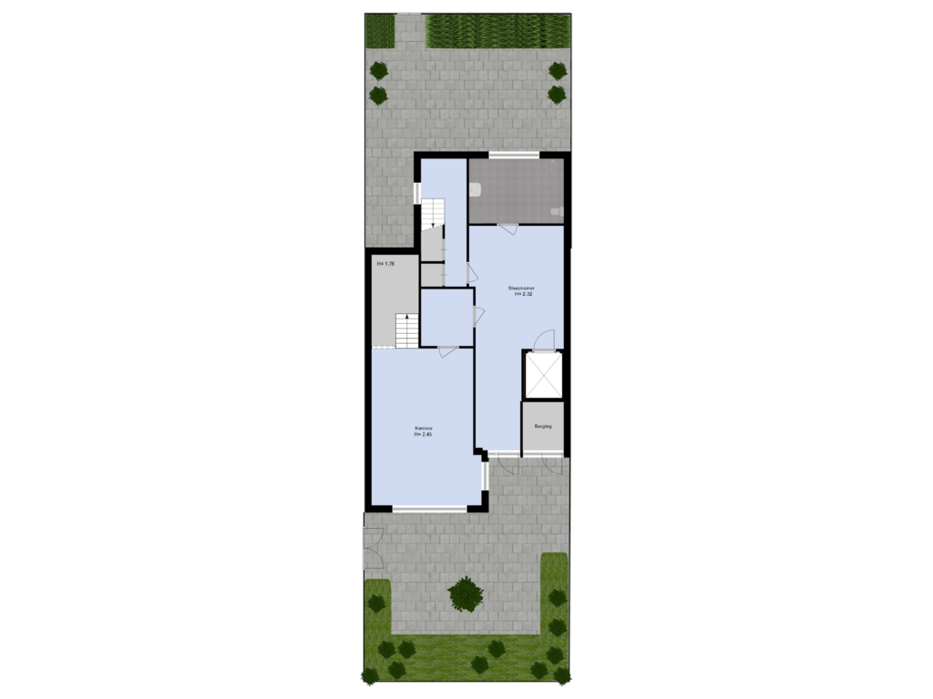 Bekijk plattegrond van Tuin van Herenweg 126