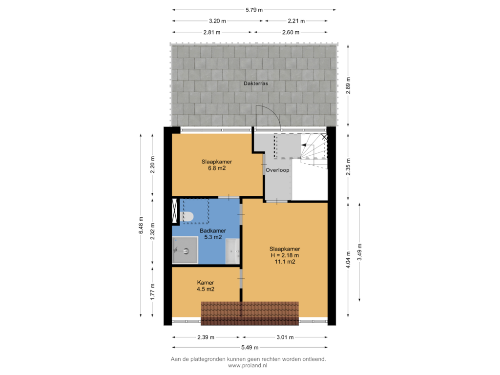 Bekijk plattegrond van 2e Verdieping van Vogelenzangstraat 17-2