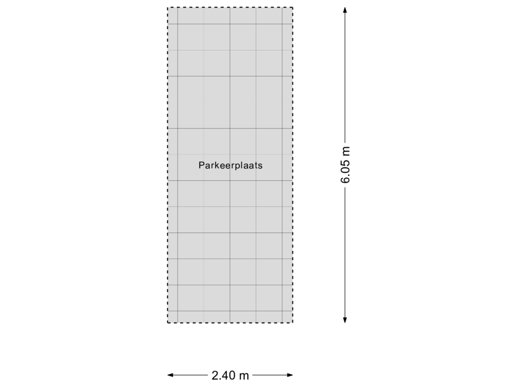 View floorplan of Parkeerplaats of Heistraat 12-A