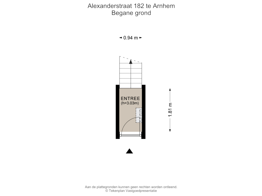 Bekijk plattegrond van Begane grond van Alexanderstraat 182