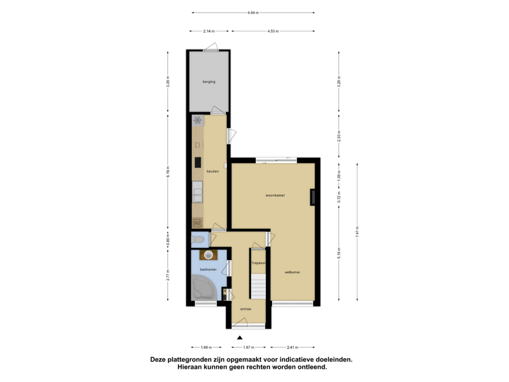 Bekijk plattegrond van Eerste verdieping van Thijs Feddo Blankenstraat 12