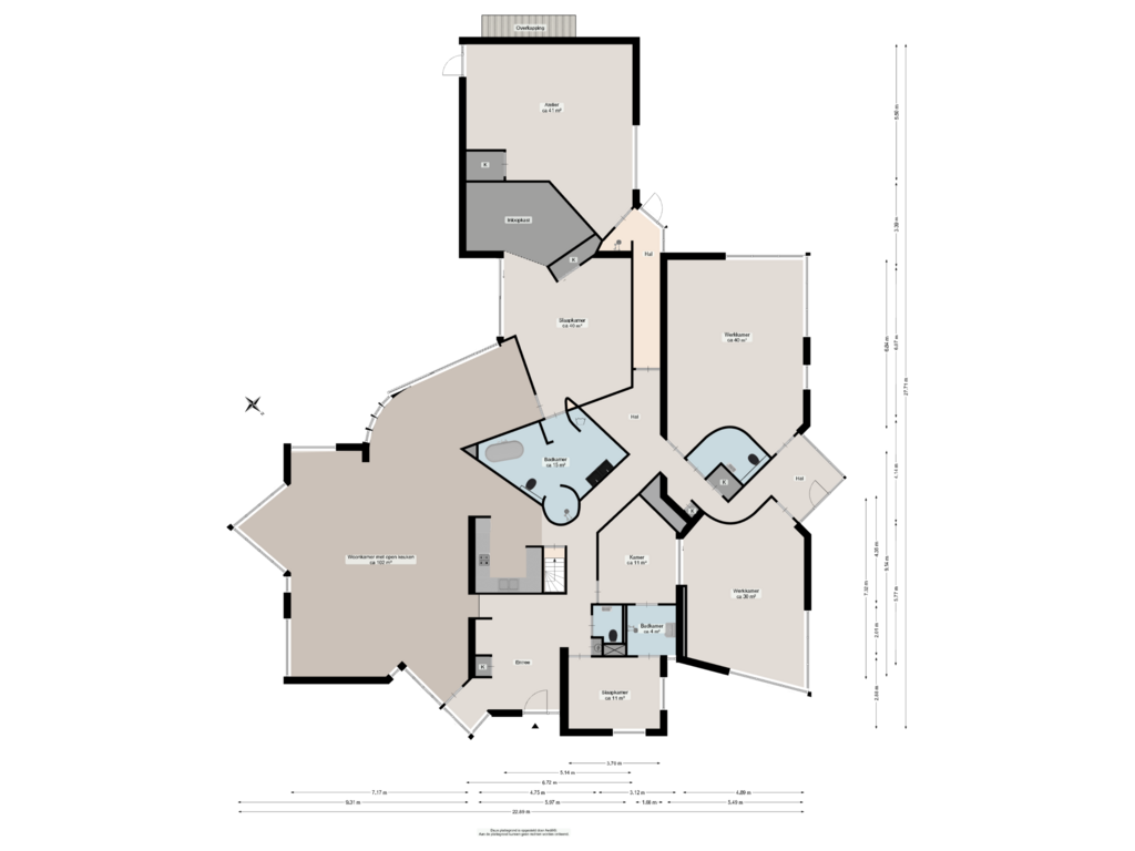 Bekijk plattegrond van Begane grond van Burg. J.G. Legroweg 21