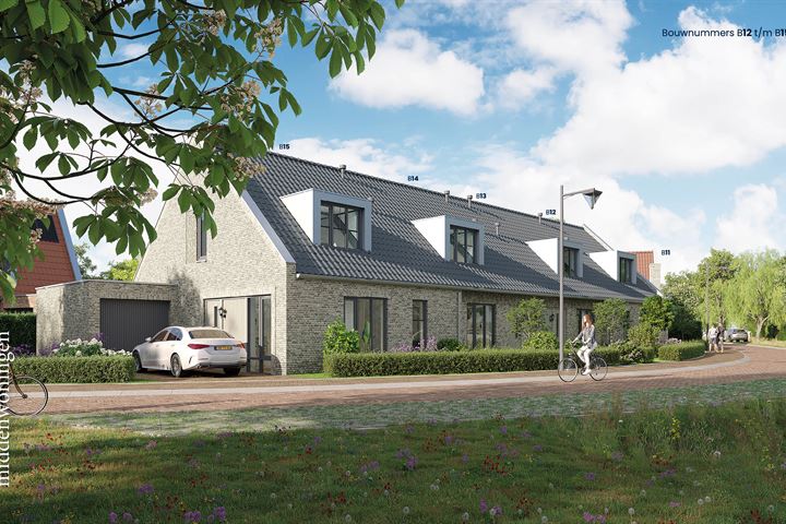 Bekijk foto 1 van Middenwoning levensloopbestendig (Bouwnr. B13)