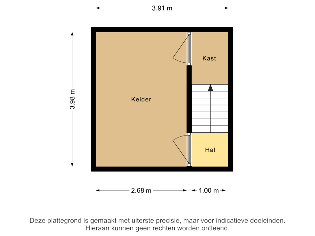 View floorplan of Kelder of Hof van Edenlaan 24