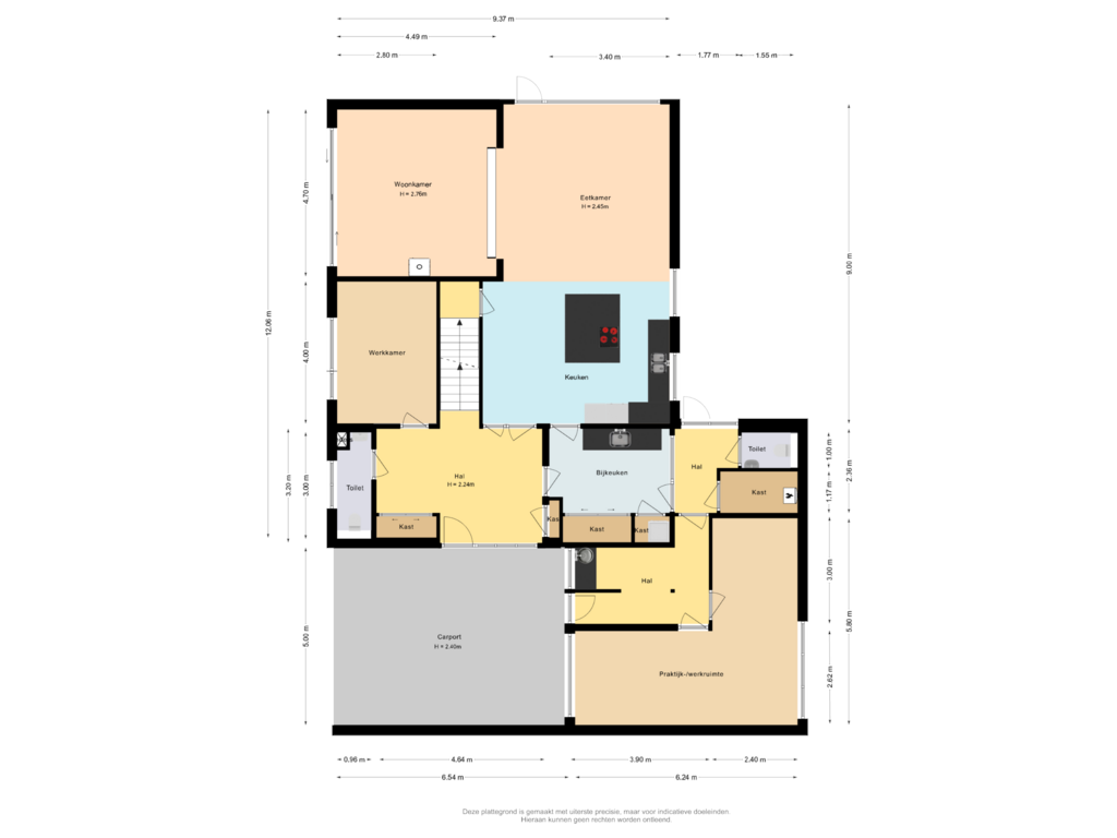 View floorplan of Begane grond of Hof van Edenlaan 24